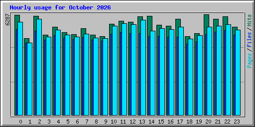 Hourly usage for October 2026